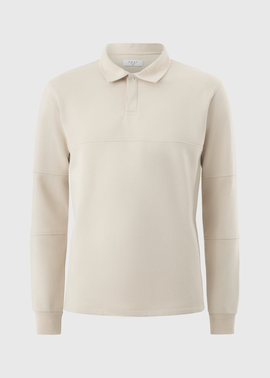 Ecru Rugby Design Sweatshirt