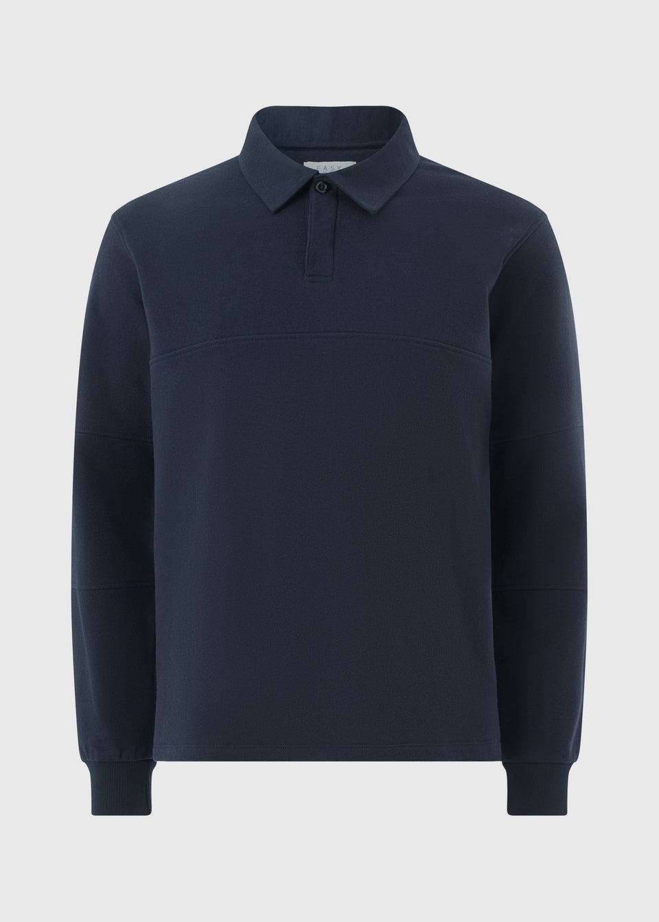 Navy Rugby Polo Top