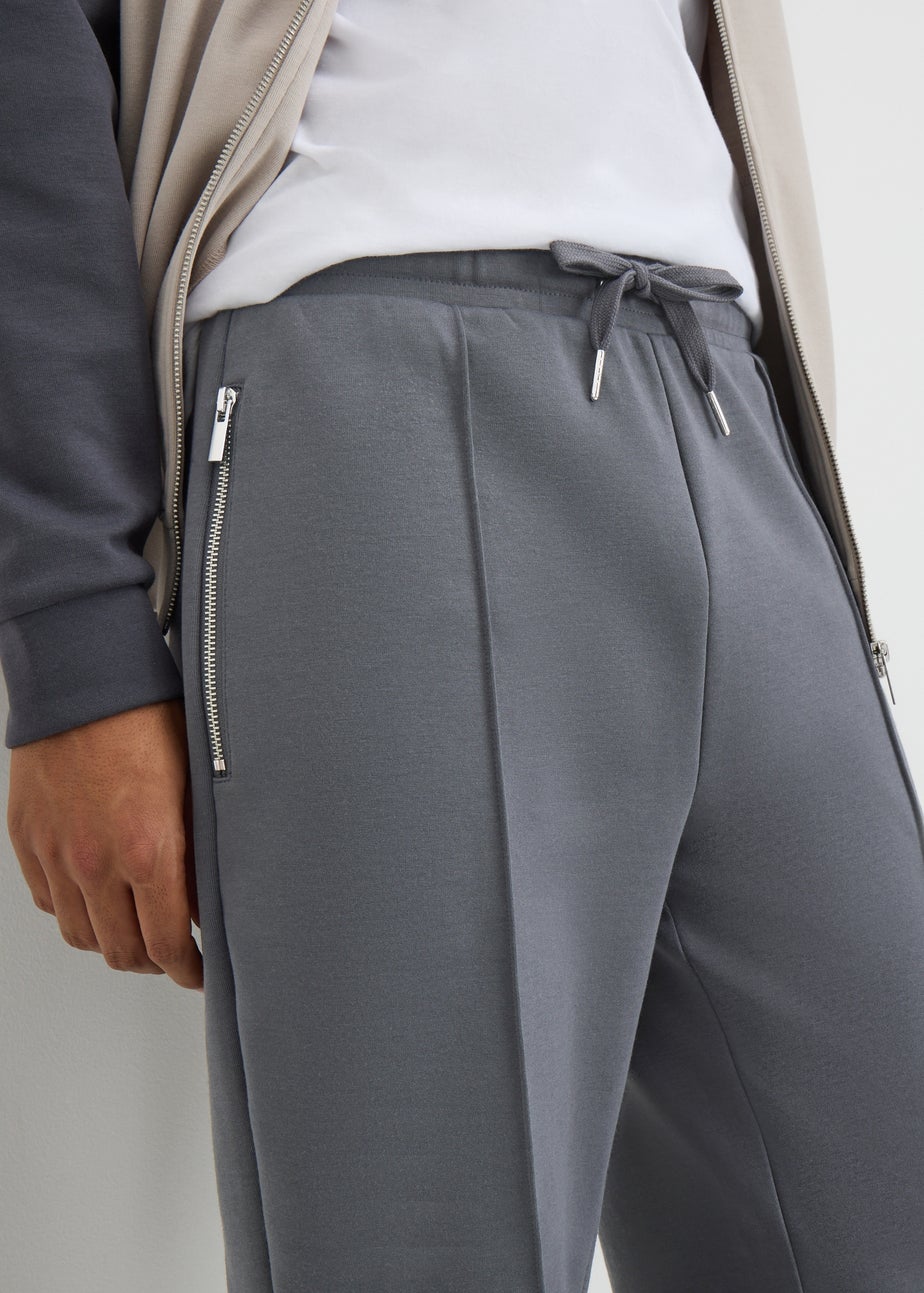 Grey Smart Co Ord Jogging Bottoms
