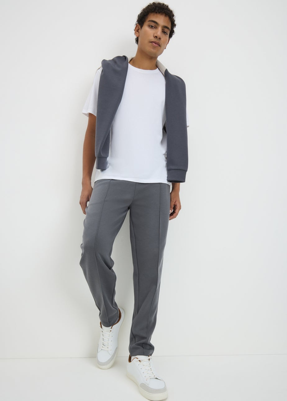 Grey Smart Co Ord Jogging Bottoms
