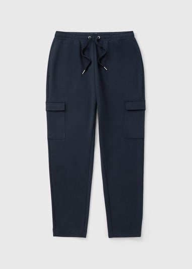 Navy Smart Co Ord Jogging Bottoms