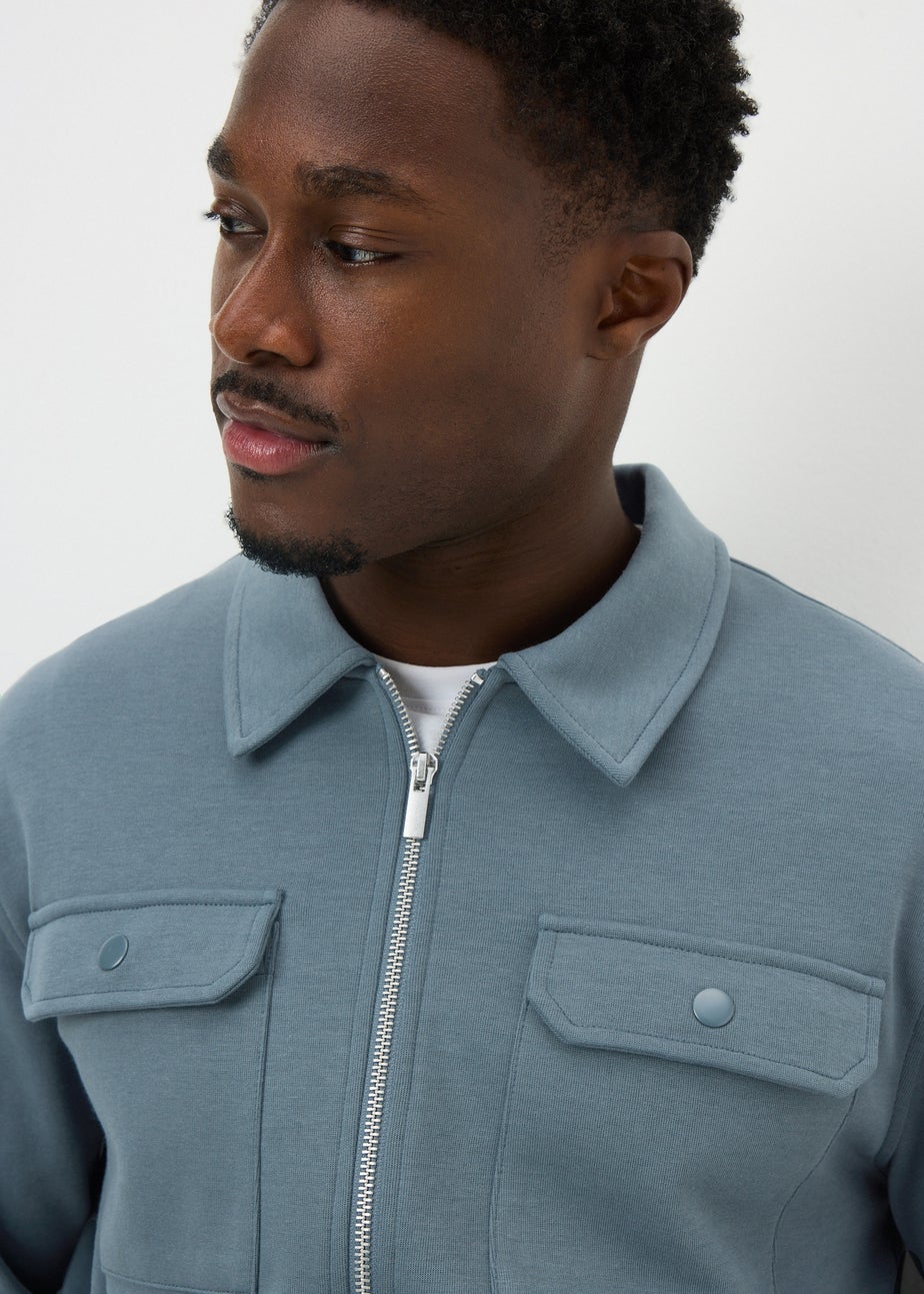 Blue Smart Co Ord Shacket