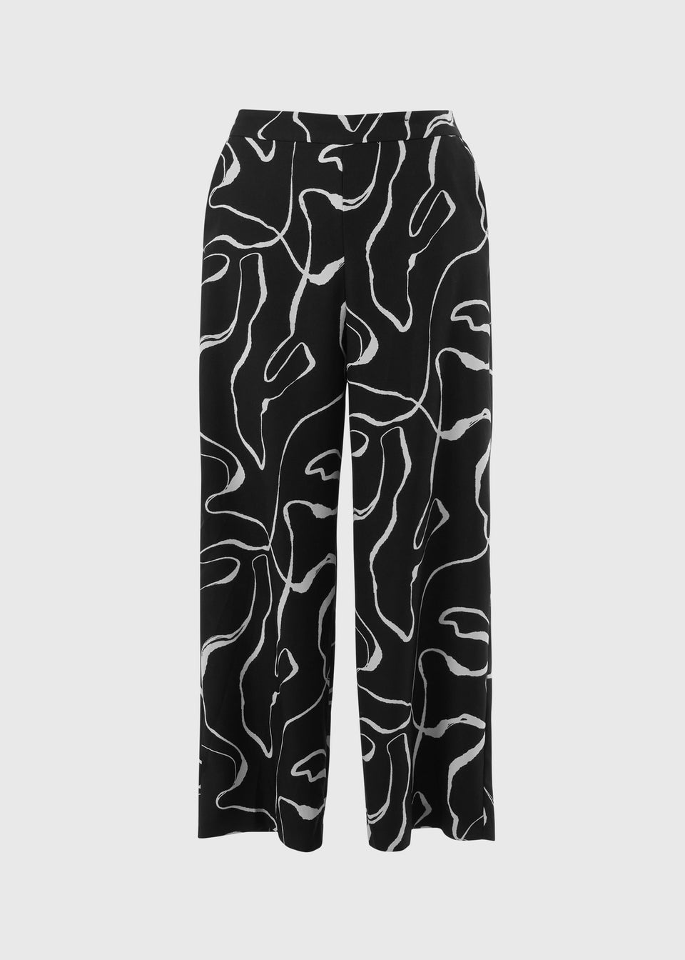 Et Vous Wiggle Print Wide Leg Trousers
