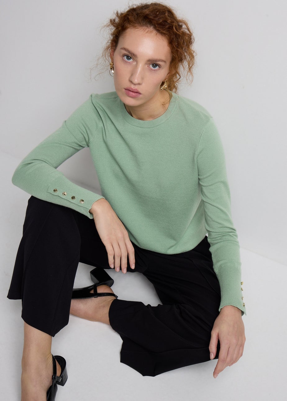 Et Vous Sage Fine Gauge Jumper