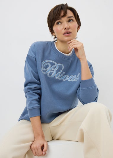 Blue Bisous Sweatshirt