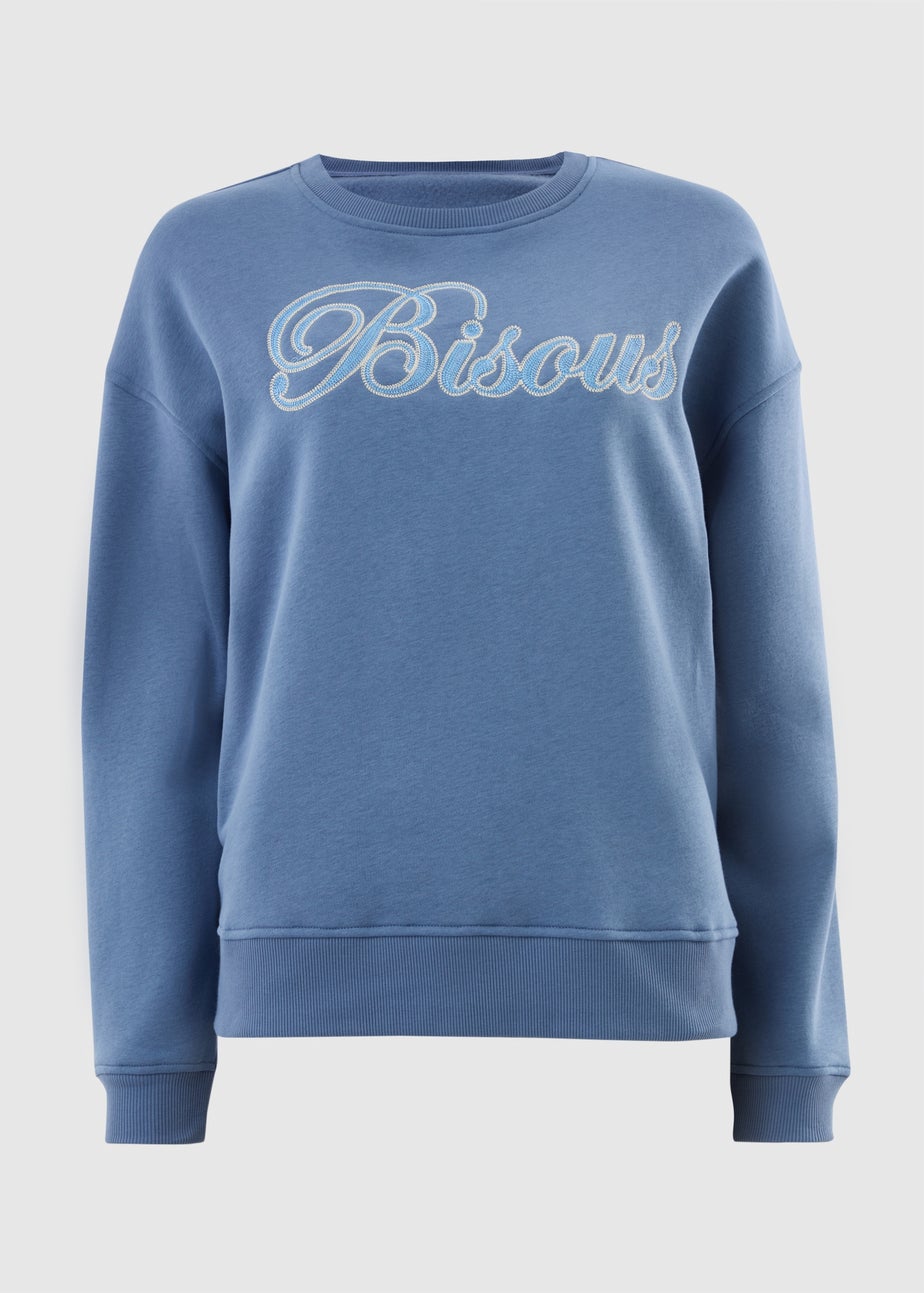 Blue Bisous Sweatshirt