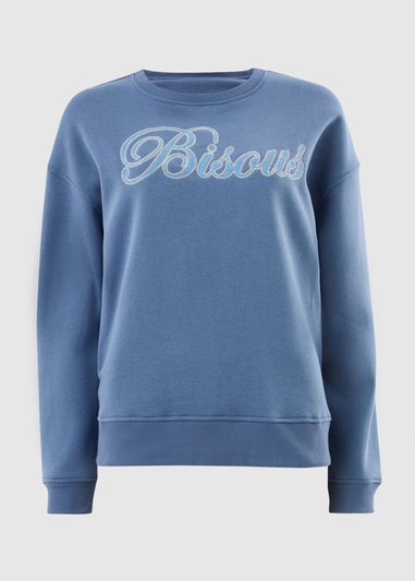 Blue Bisous Sweatshirt