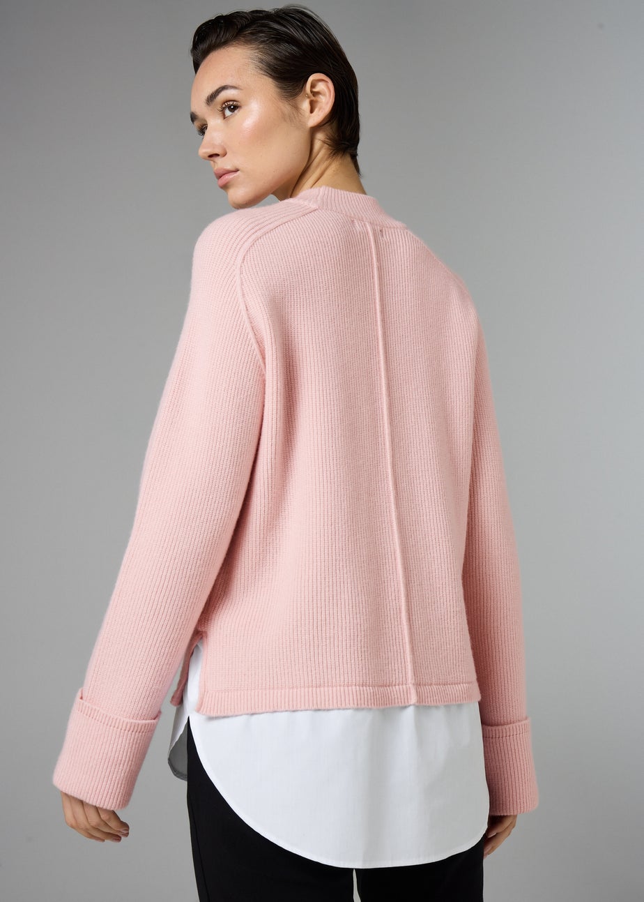 Et Vous Pink Shirt Jumper