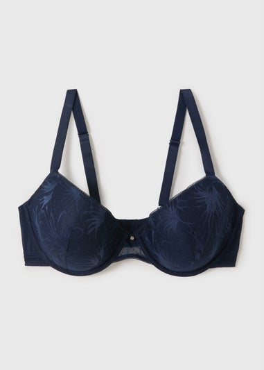 DD+ Navy Lace T-Shirt Bra