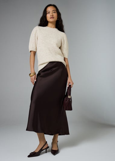 Et Vous Cream Short Fluffy Jumper