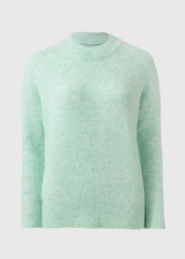 Pale Green Fluffy Lofty Jumper