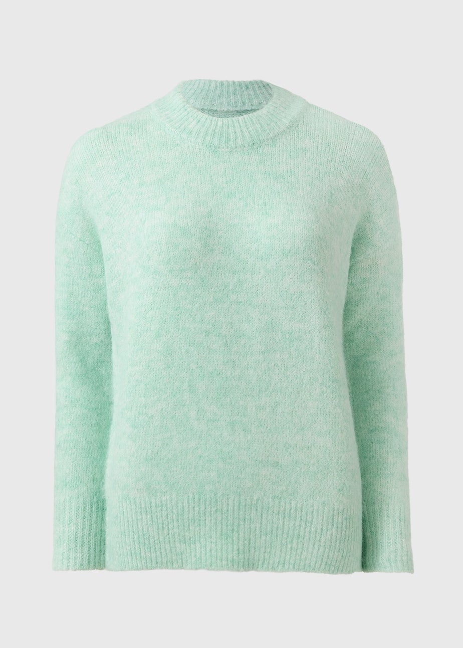 Pale Green Fluffy Lofty Jumper