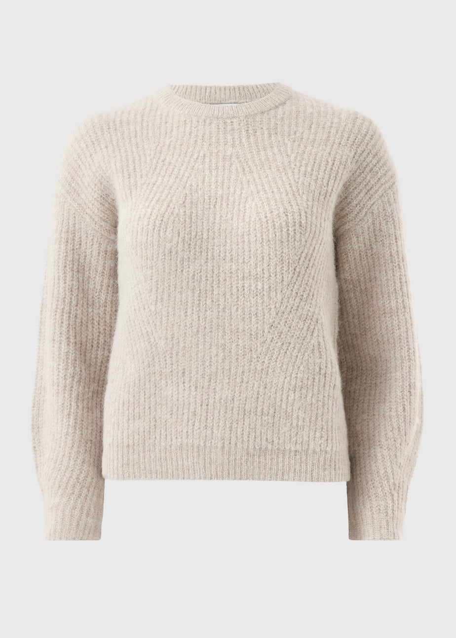 Oatmeal Oversized Space Dye Jumper