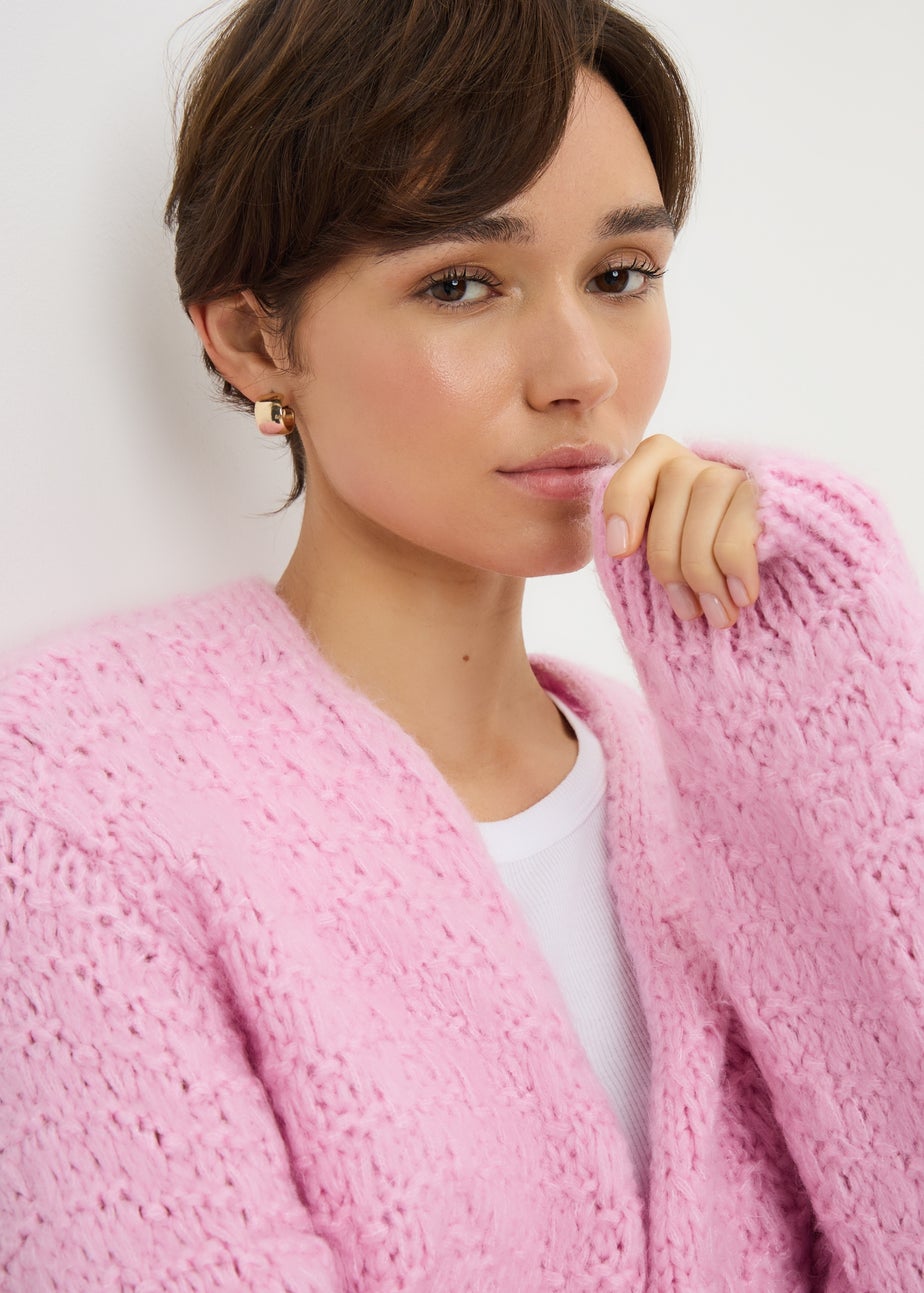 Pale Pink Lofty Cardigan