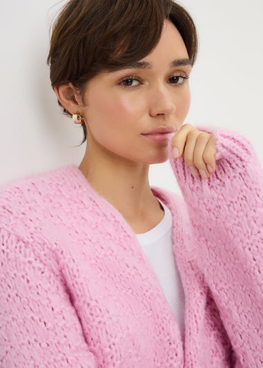 Pale Pink Lofty Cardigan