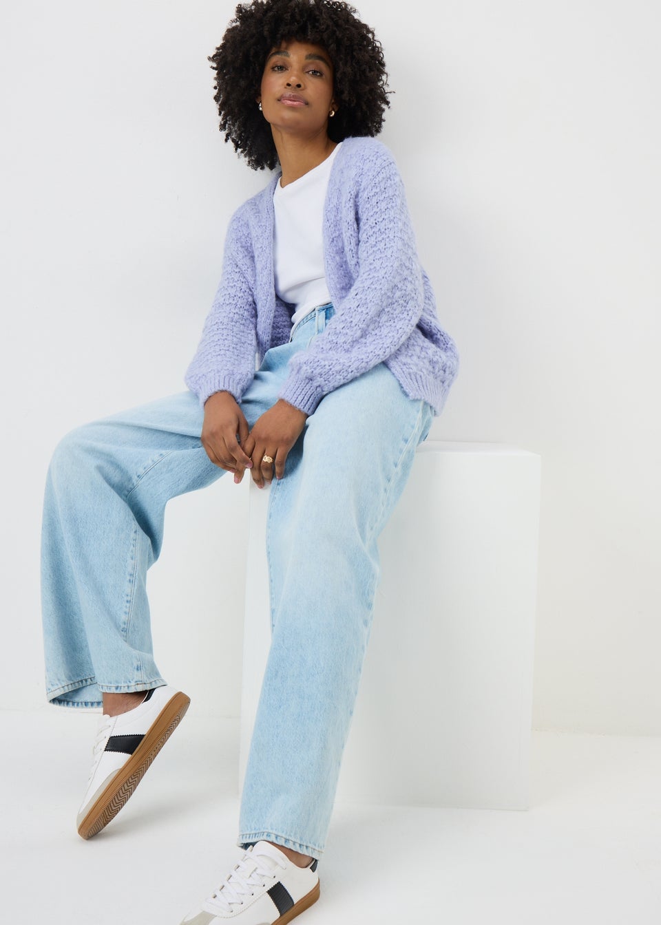 Lilac Lofty Cardigan