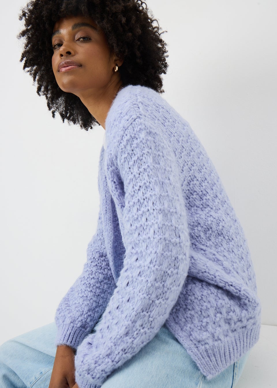 Lilac Lofty Cardigan