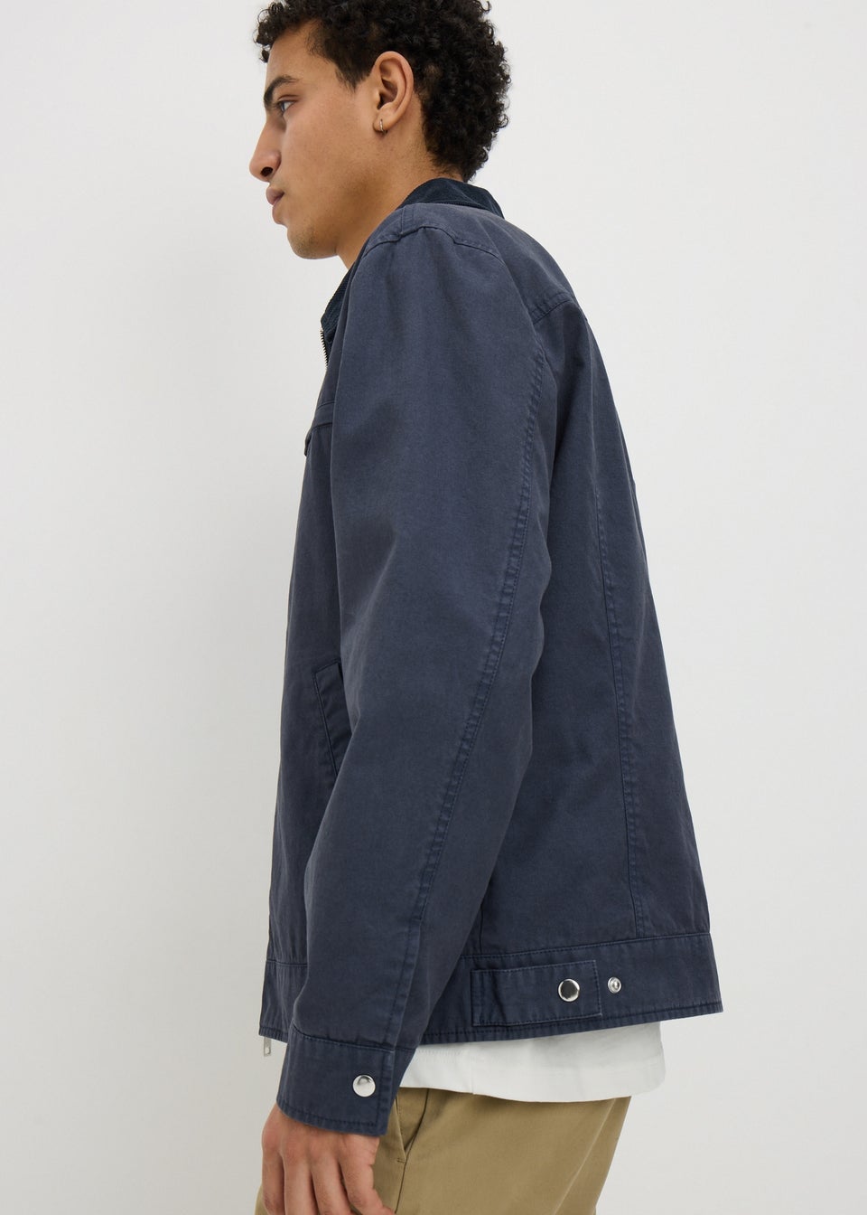 Blue Canvas Chore Jacket
