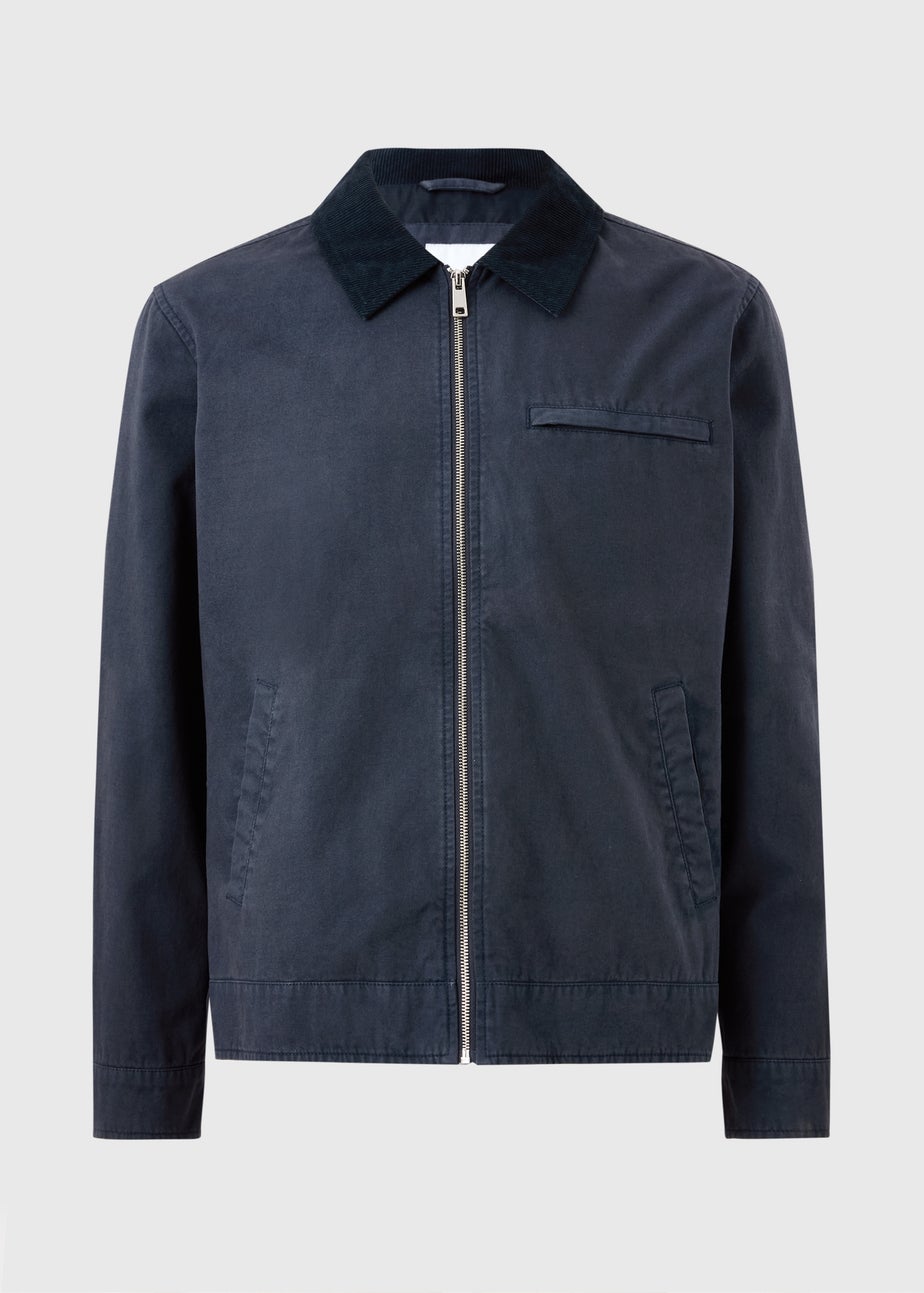 Blue Canvas Chore Jacket