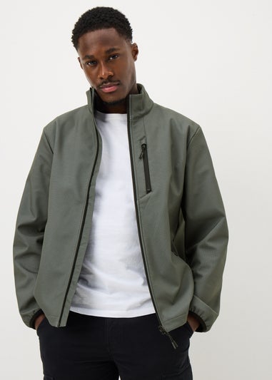 Charcoal Funnel Soft Shell Jacket