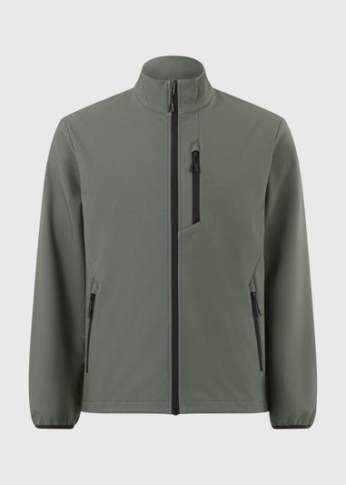 Charcoal Funnel Soft Shell Jacket