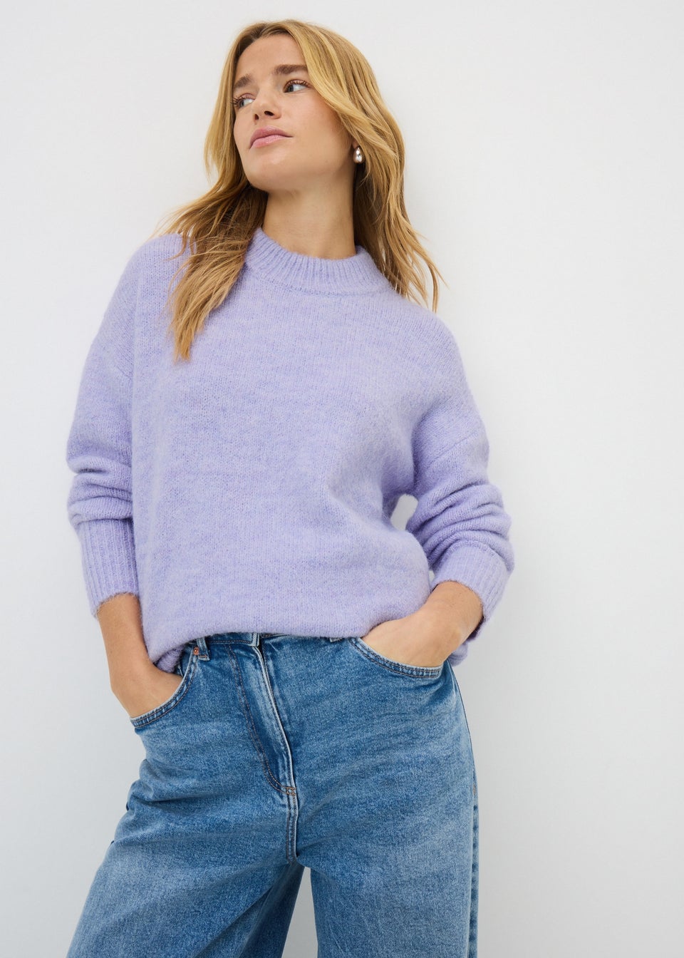 Lilac Fluffy Lofty Jumper