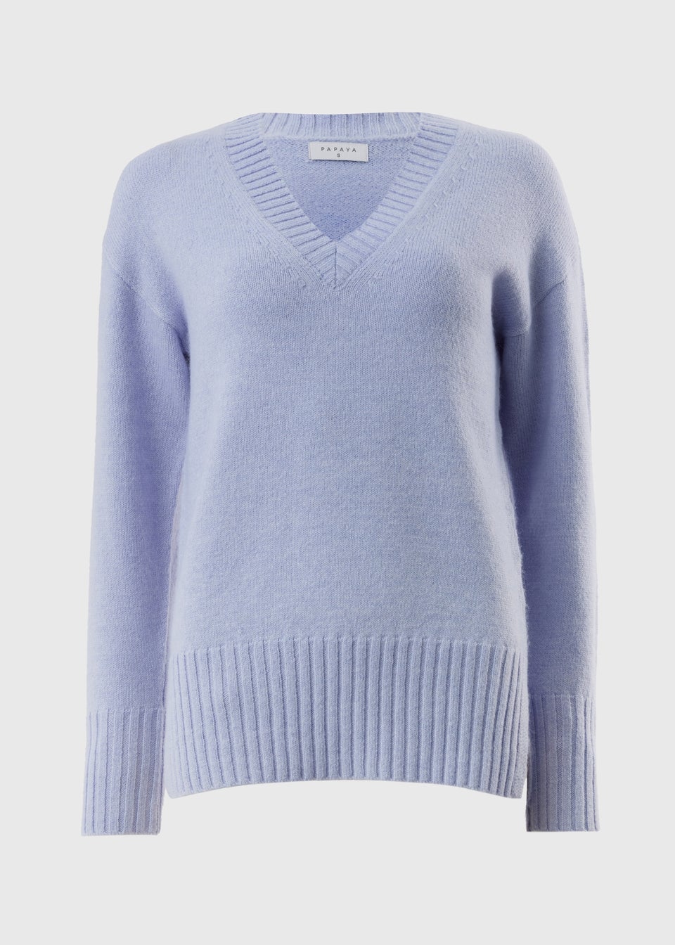 Lilac V-Neck Jumper