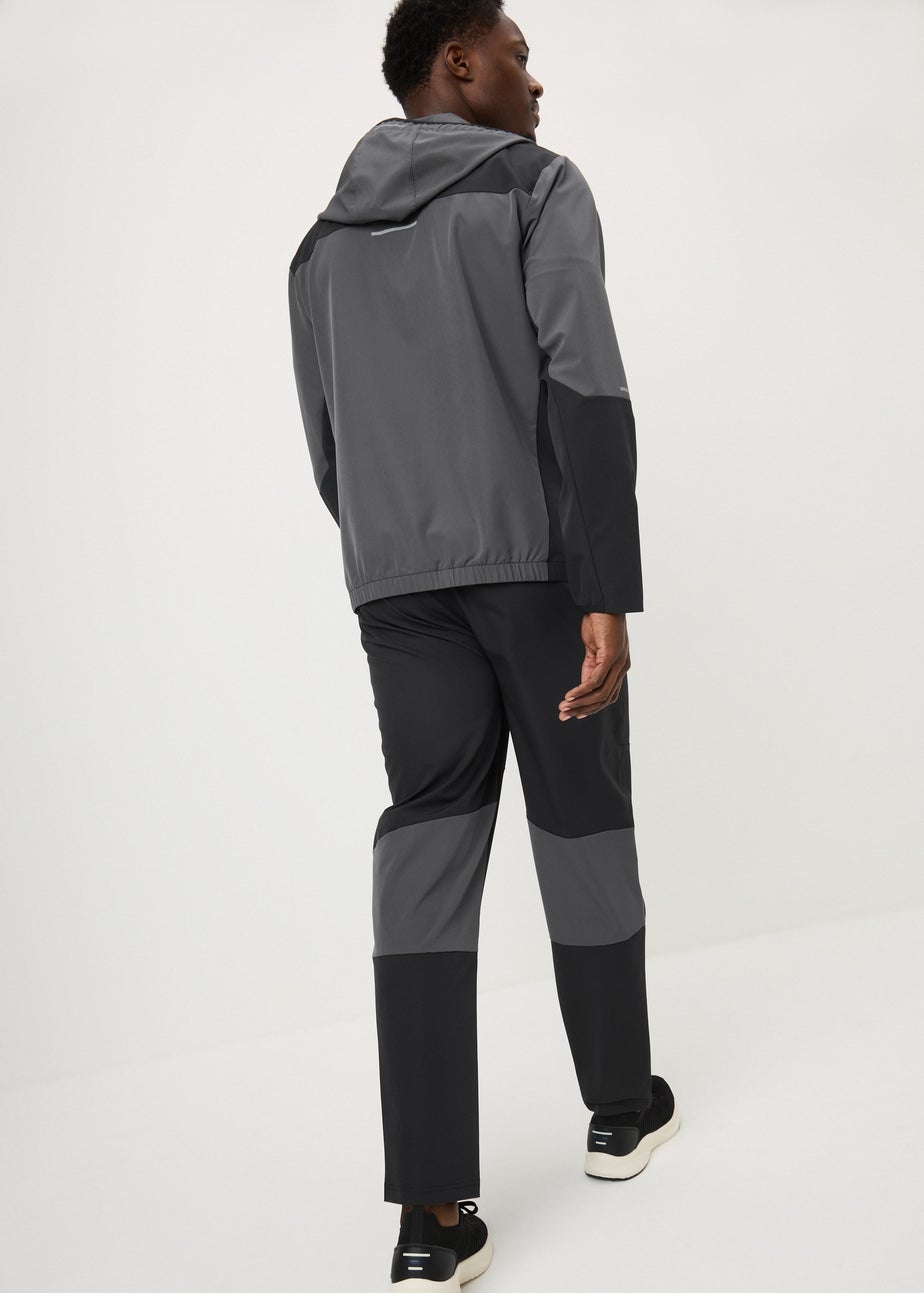 Souluxe Black Woven Co-Ord Joggers