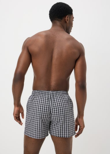 5 Pack Patterned Woven Cotton Boxers