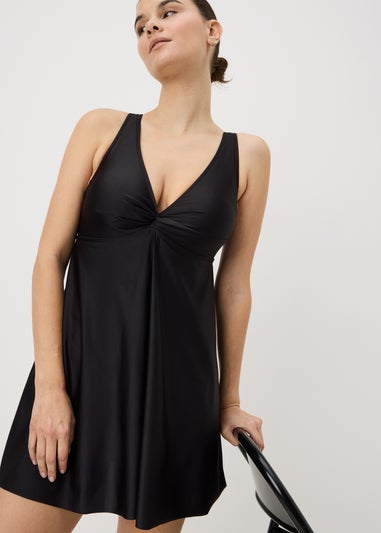 Black Shapewear Swim Dress