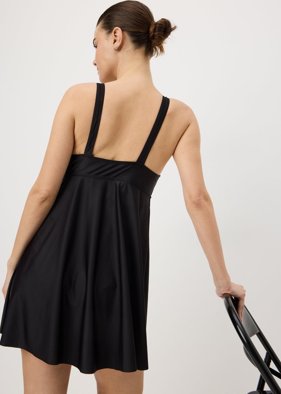 Black Shapewear Swim Dress