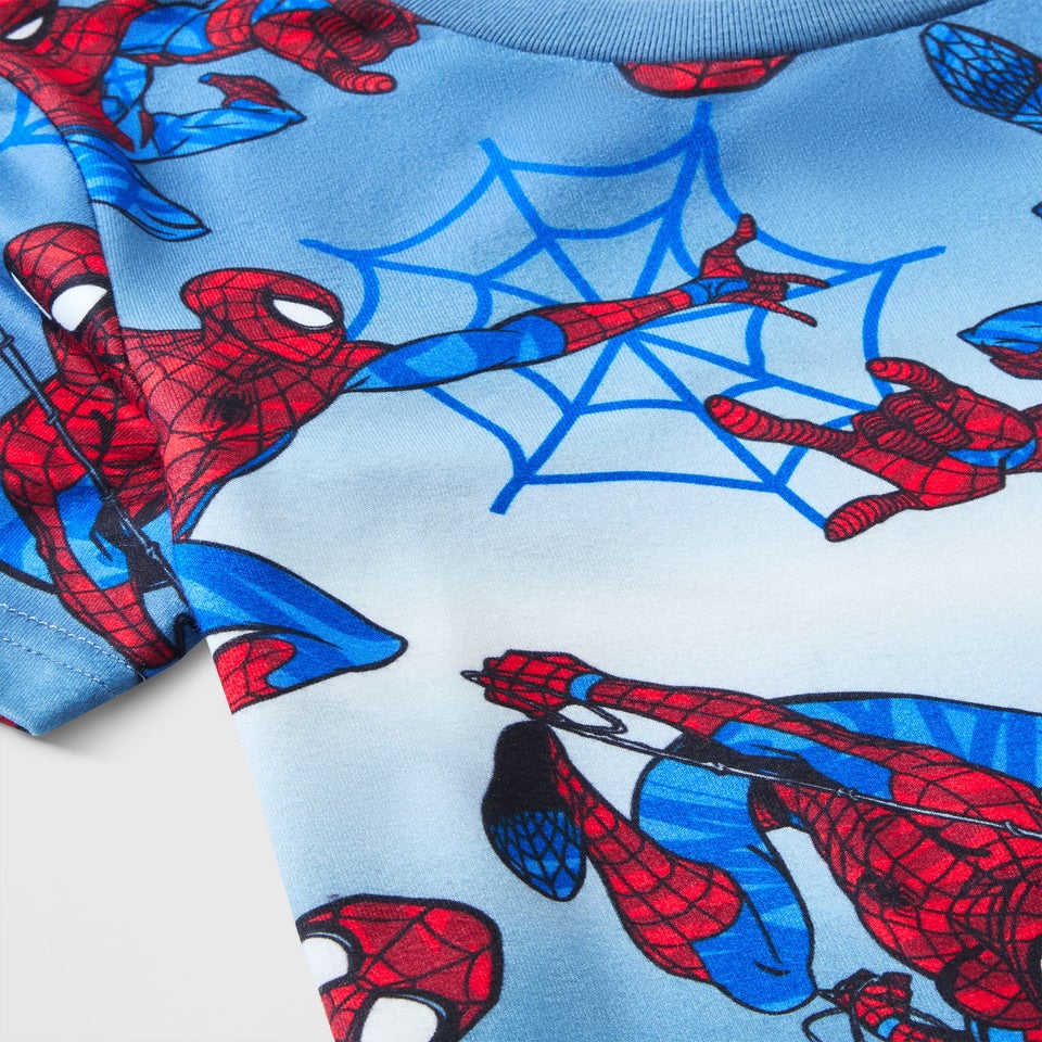 Spiderman Boys Blue Pyjama Set (1-7yrs)