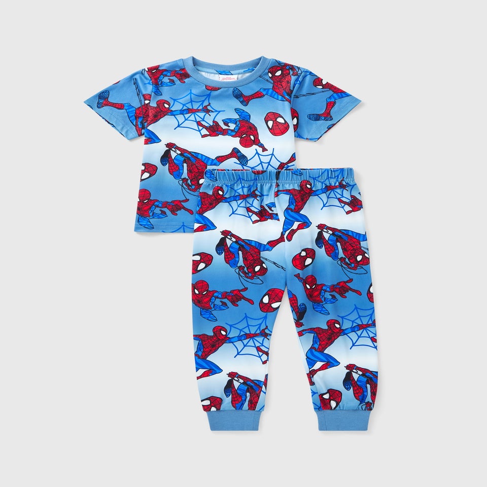 Spiderman Boys Blue Pyjama Set (1-7yrs)