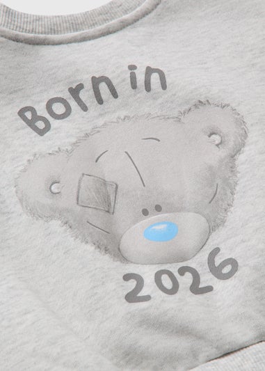 Tiny Tatty Teddy Baby Grey Sweatshirt & Jogging Bottom Set (Newborn-12mths)