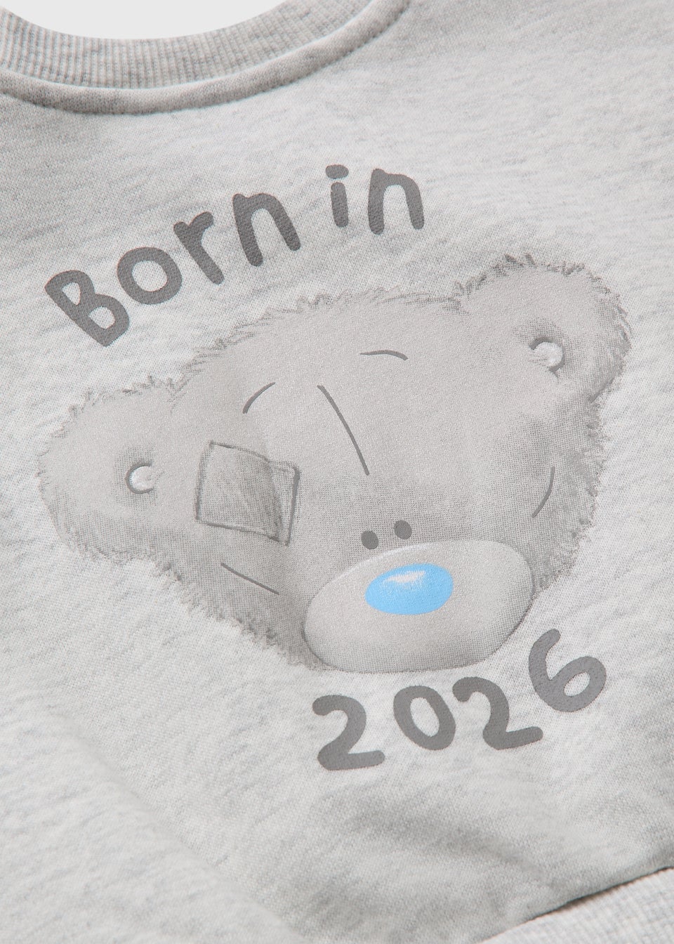 Tiny Tatty Teddy Baby Grey Sweatshirt & Jogging Bottom Set (Newborn-12mths)