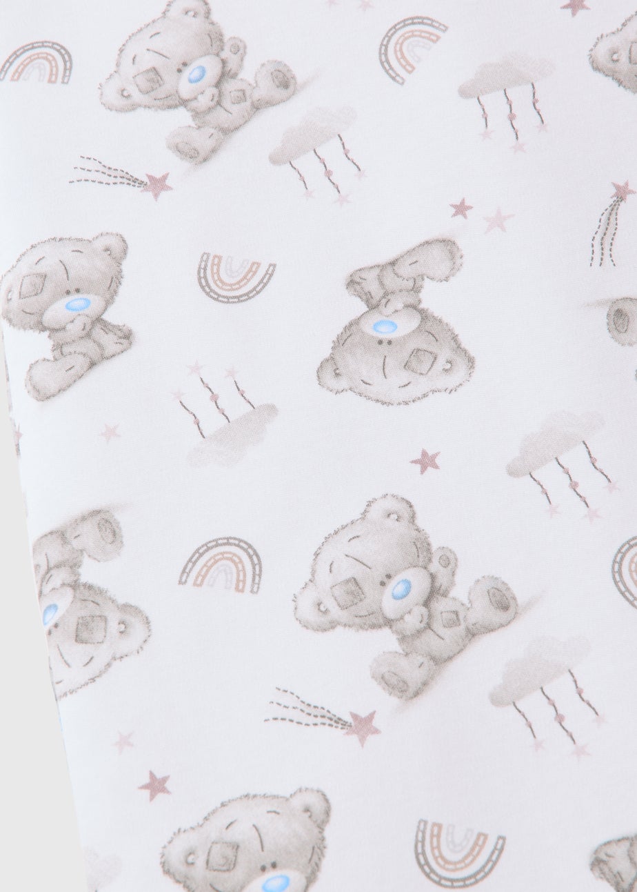 Tiny Tatty Teddy Baby White Sleeping Bag (Newborn-23mths)