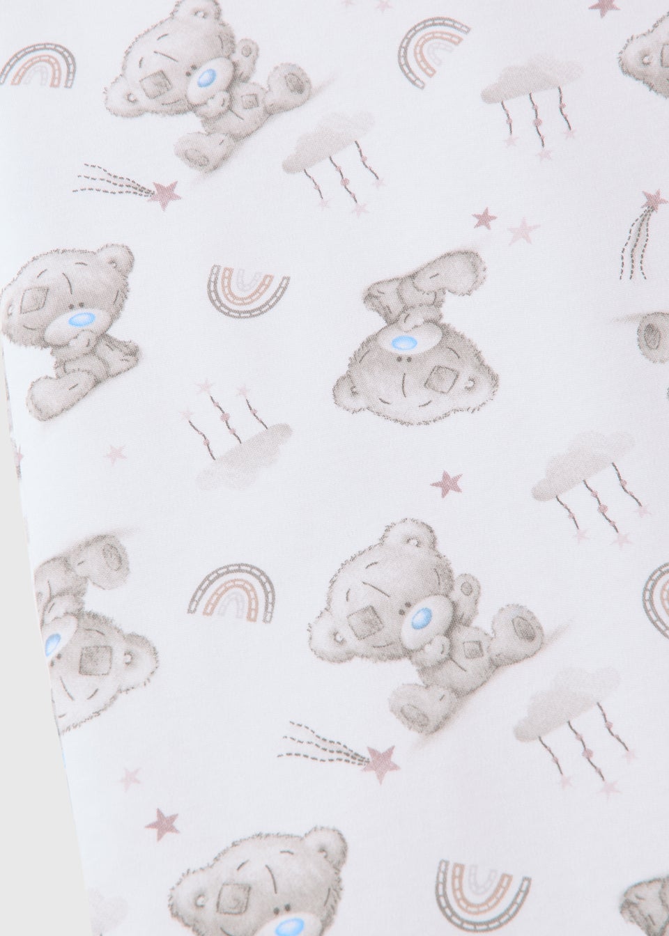 Tiny Tatty Teddy Baby White Sleeping Bag (Newborn-23mths)