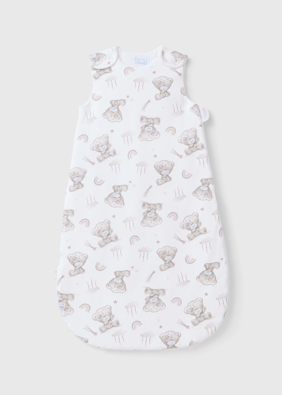 Tiny Tatty Teddy Baby White Sleeping Bag (Newborn-23mths)