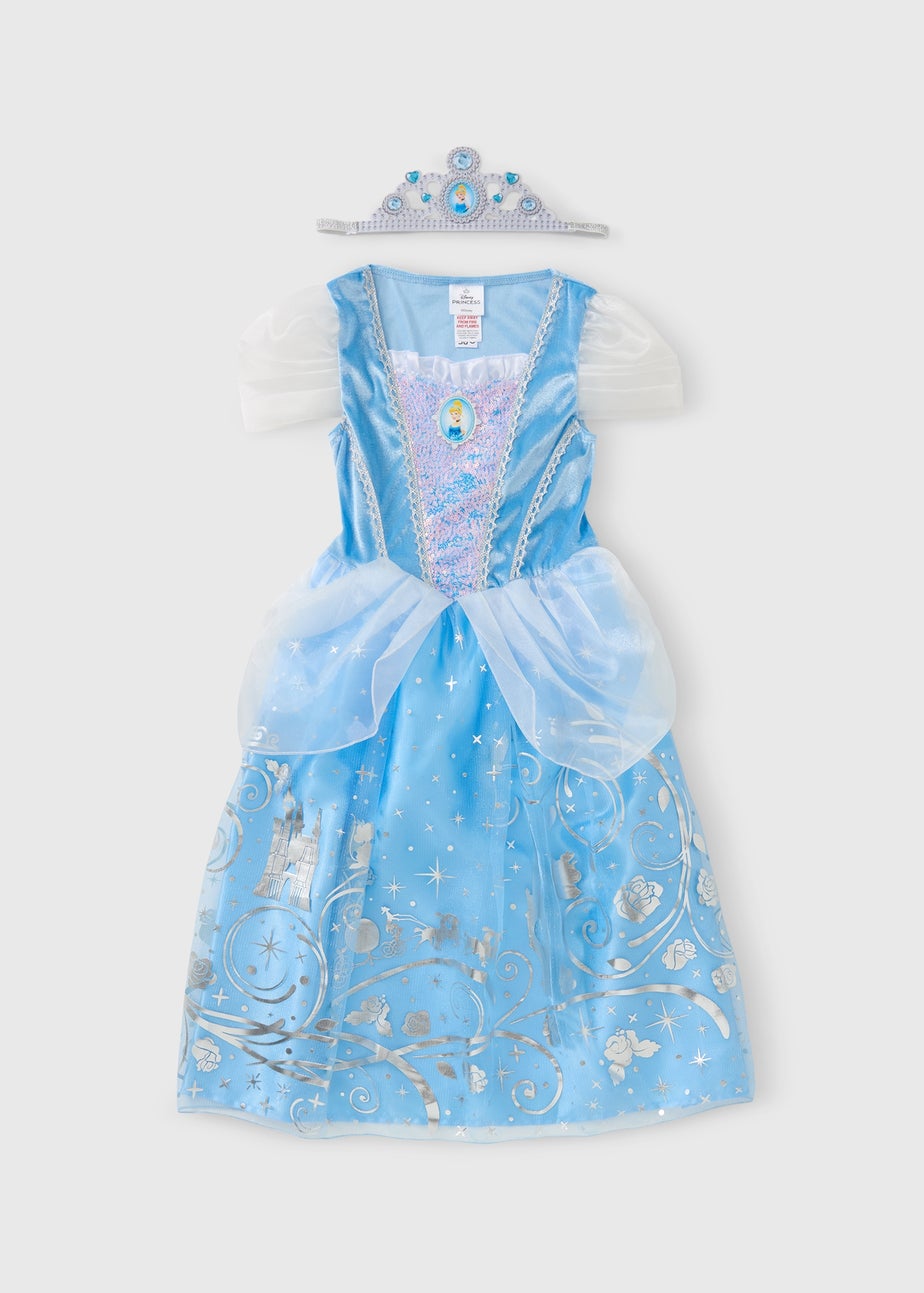 Disney Girls Blue Cinderella Dress (3-9yrs)