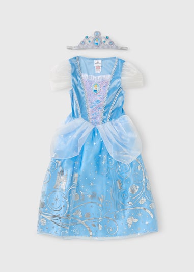 Disney Girls Blue Cinderella Dress (3-9yrs)