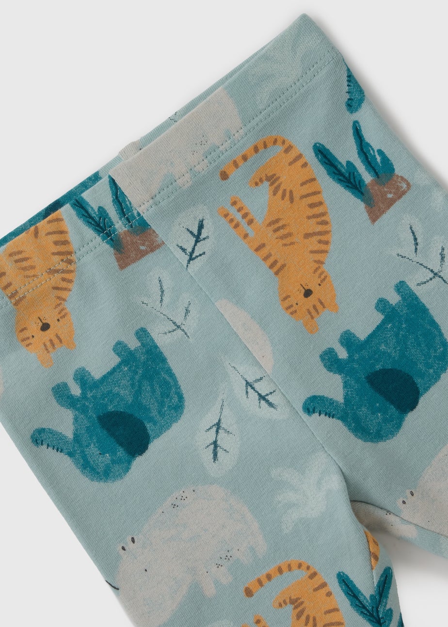 Blue Animal Leggings