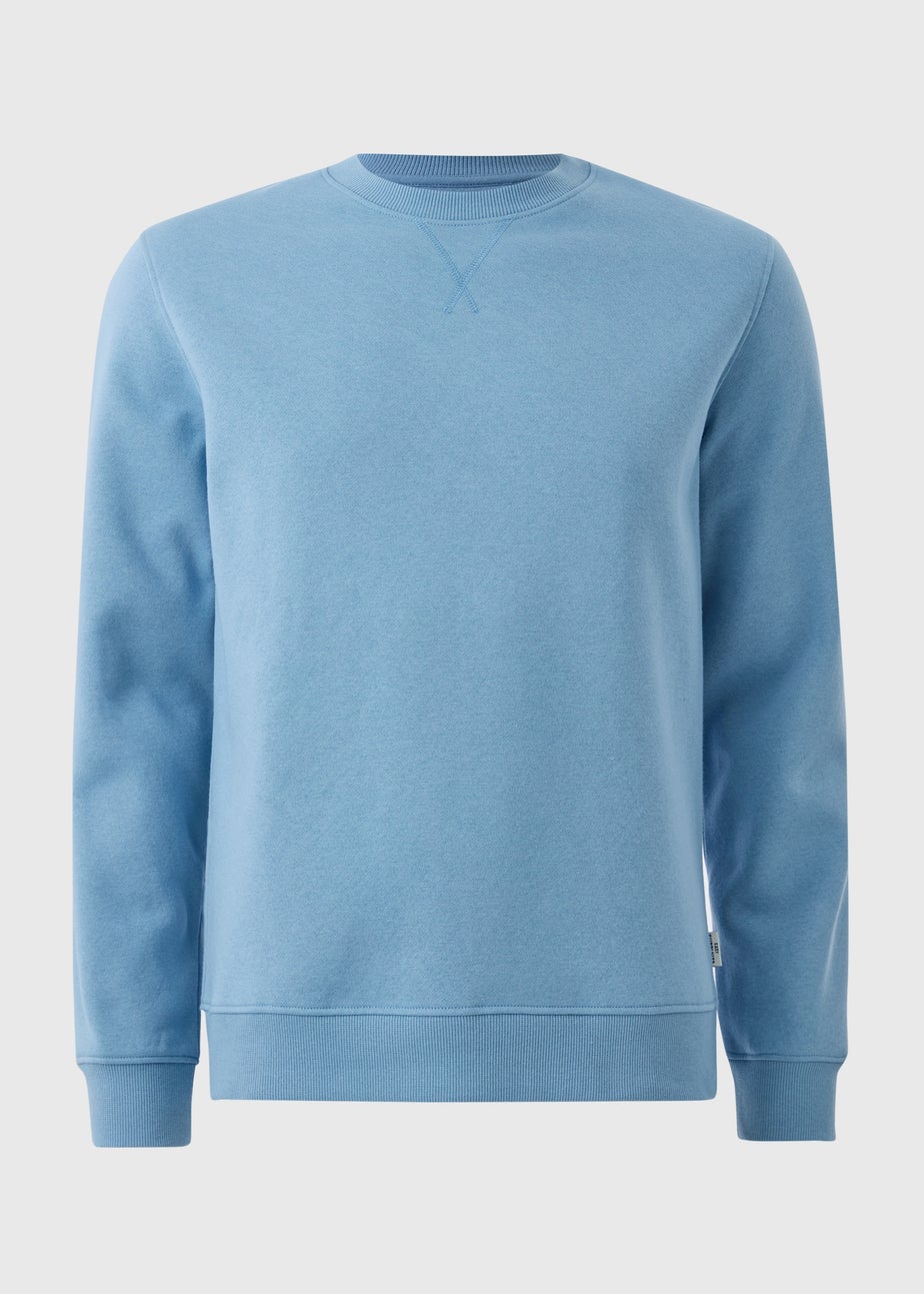 Light Blue Crew Neck Sweatshirt