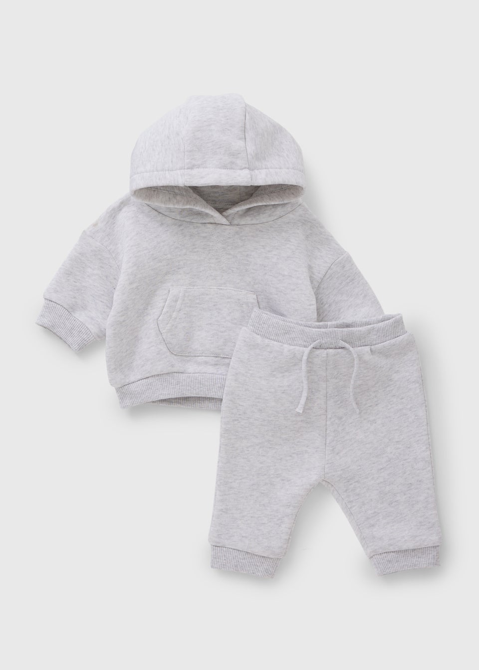 Baby Grey Hoodie & Jogging Bottom Set (Newborn-23mths)