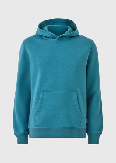 Teal Pull On Hoodie