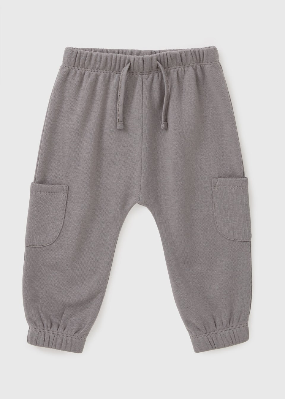 Baby Charcoal Cargo Jogging Bottoms (Newborn-23mths)
