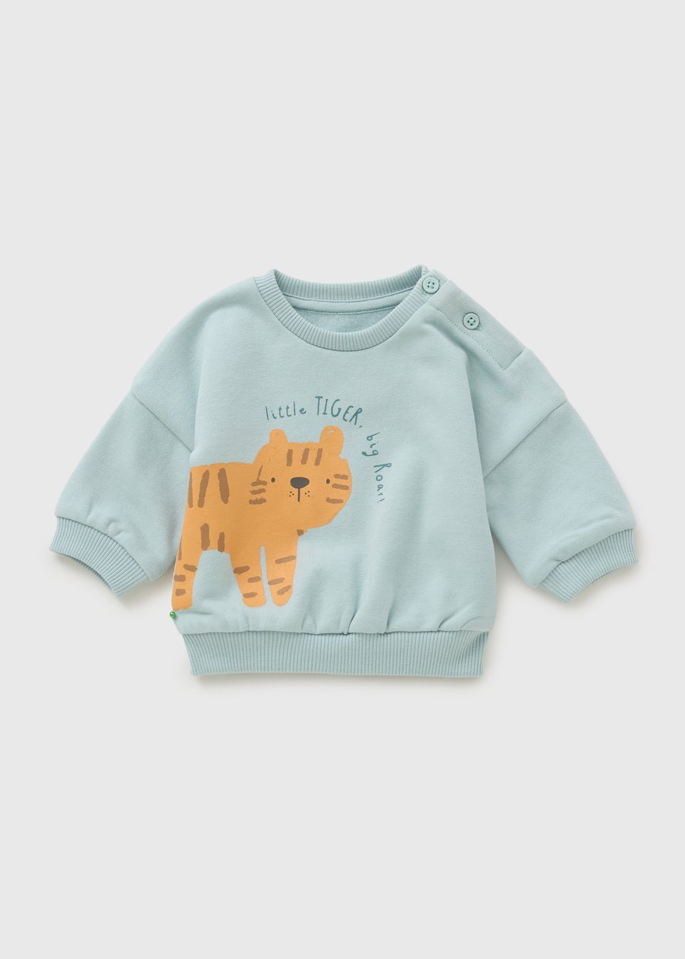 Baby Blue Tiger Sweatshirt (Newborn-23mths)