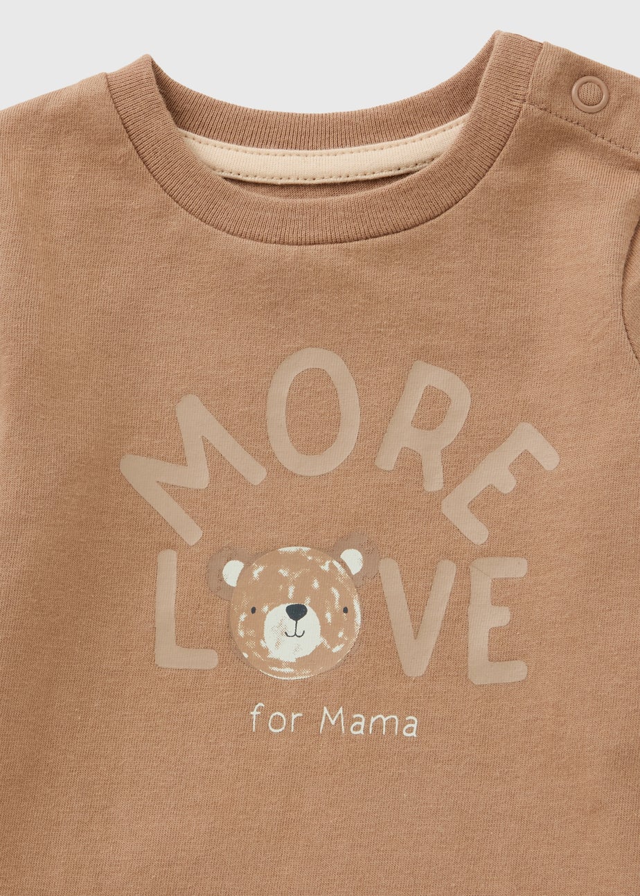 Baby Brown Bear T-Shirt (Newborn-23mths)