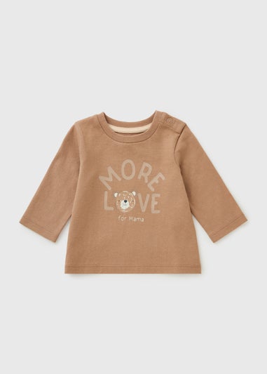 Baby Brown Bear T-Shirt (Newborn-23mths)