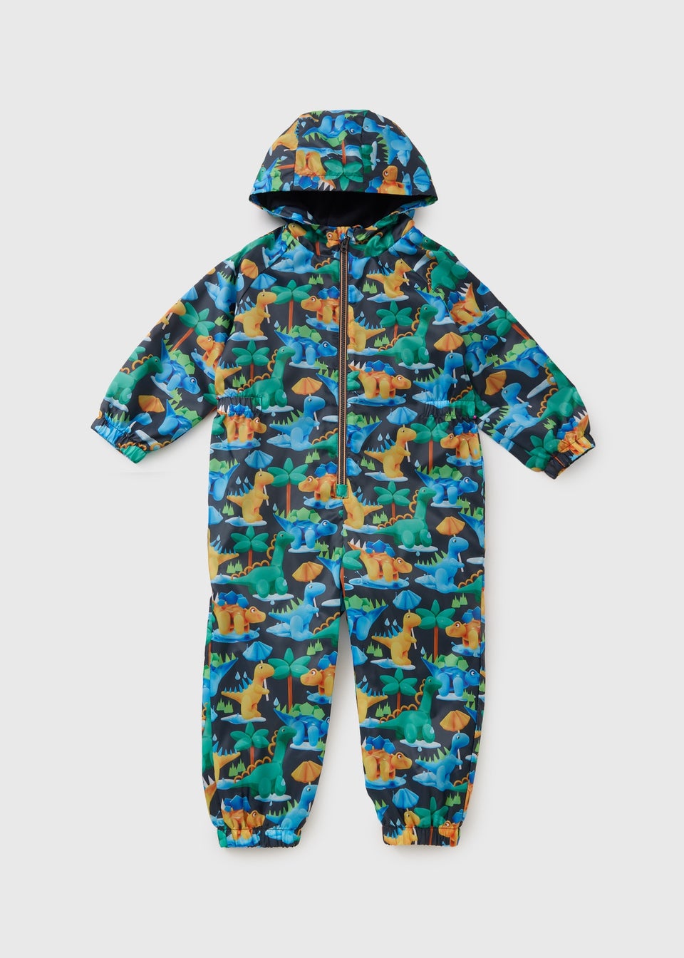 Boys Multicoloured Dino Puddle Suit (1-7yrs)