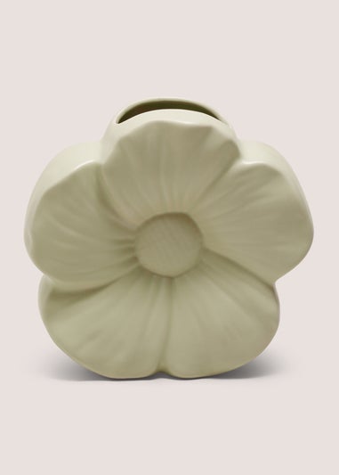 Green Daisy Shape Vase